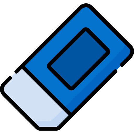 Eraser education erase clean icon Eraser education erase clean icon