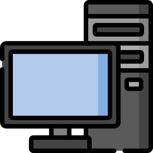 Pc desktop monitor pc icon