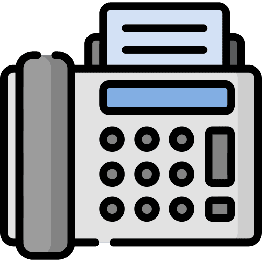 Fax fax calls tools and utensils icon Fax fax calls tools and utensils icon