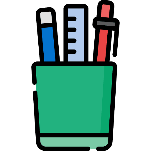 Pencil case school material office material writing icon Pencil case school material office material writing icon