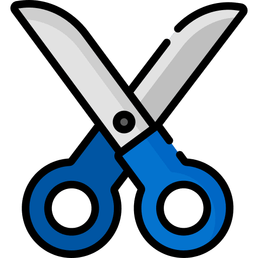 Scissors tools and utensils cut handcraft icon Scissors tools and utensils cut handcraft icon