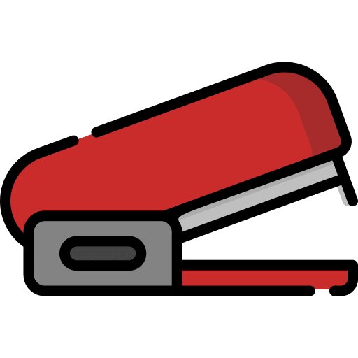 Stapler school materials edit tools clip icon Stapler school materials edit tools clip icon