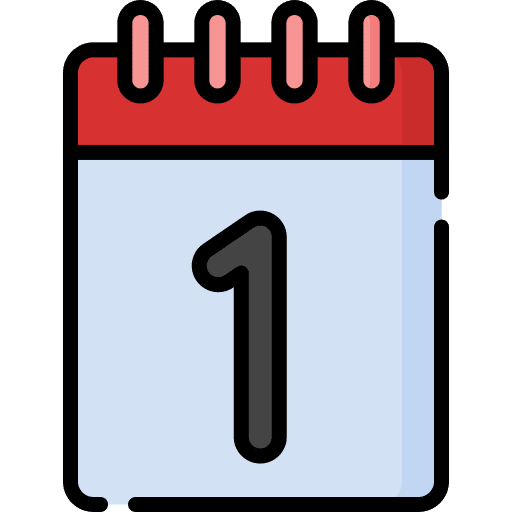 Calendar date events schedule icon Calendar date events schedule icon