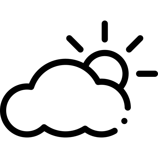 Weather cloud sun weather icon