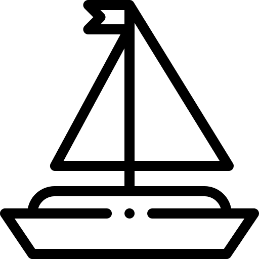 Yacht transport vacation transportation icon