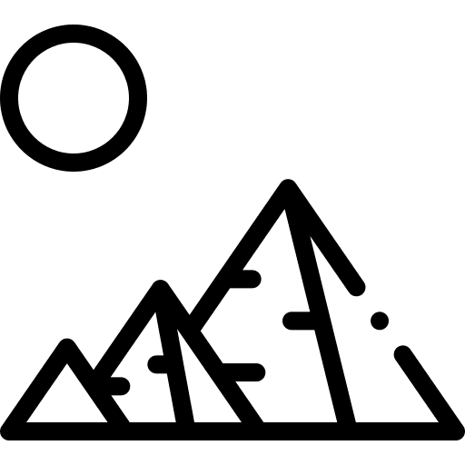 Africa nature sun giza icon