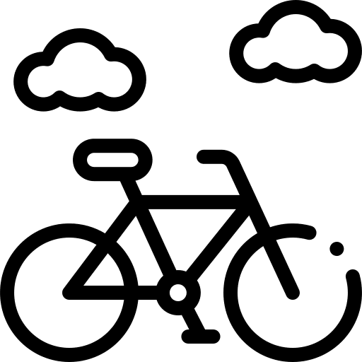 Cycling exercise sport vehicle icon