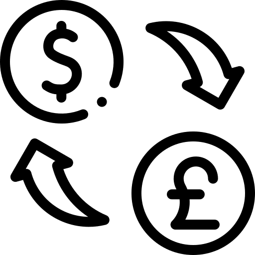 Exchange exchange money exchange business icon