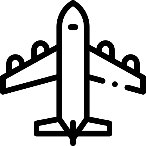 Plane travel transport plane icon