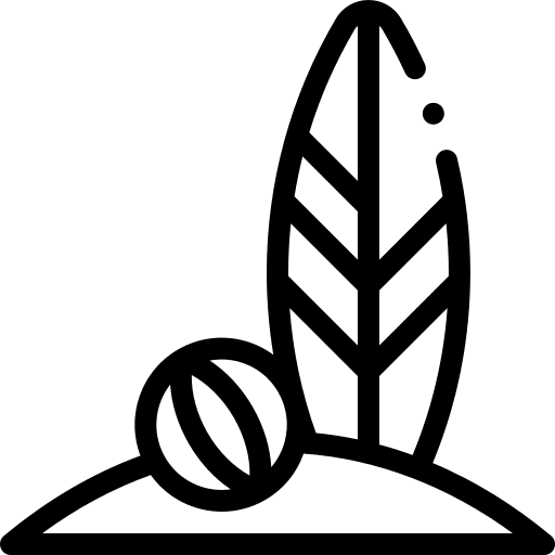 Surf holidays ball beach icon