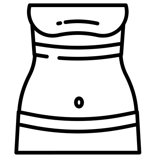 Slim bellybutton slim reduce icon