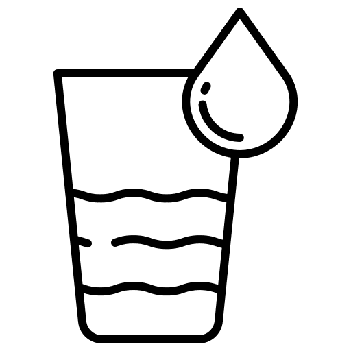 Water drop healthy food liquid icon