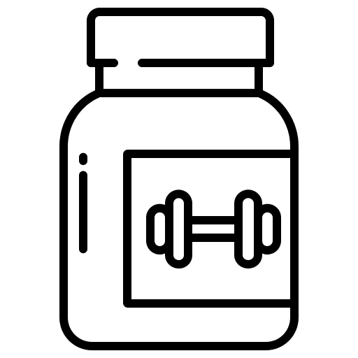 Protein gain weight wellness nutrition icon Protein gain weight wellness nutrition icon