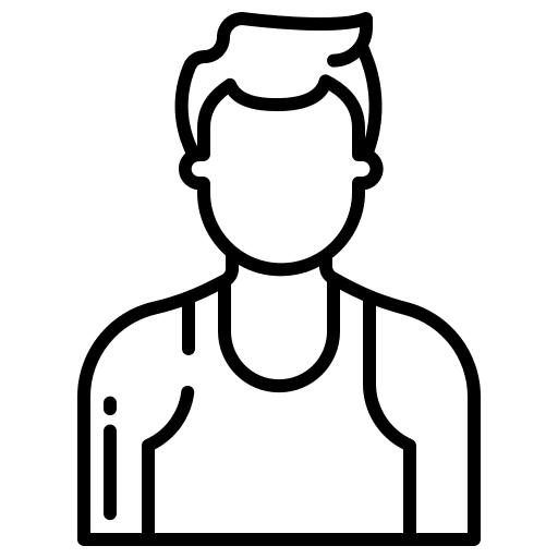 Sportsman person user sportsman icon