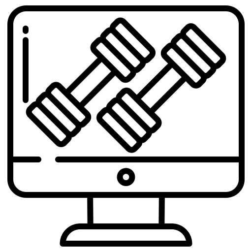 Monitor advertisement screen electronics icon Monitor advertisement screen electronics icon