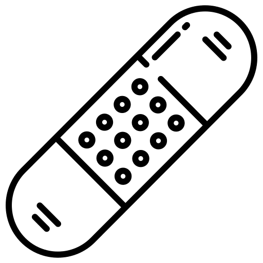 Bandage injury bandage adhesive icon Bandage injury bandage adhesive icon