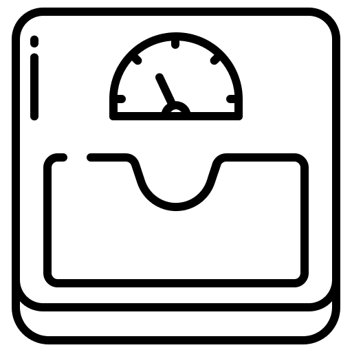 Scales wellness body scale weighing machine icon Scales wellness body scale weighing machine icon