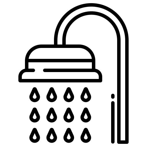 Shower cleaning water shower icon Shower cleaning water shower icon