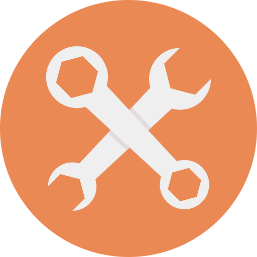 Wrench wrench repair tools and utensils icon