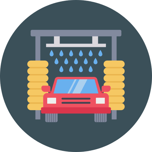 Car wash car vehicle transportation icon