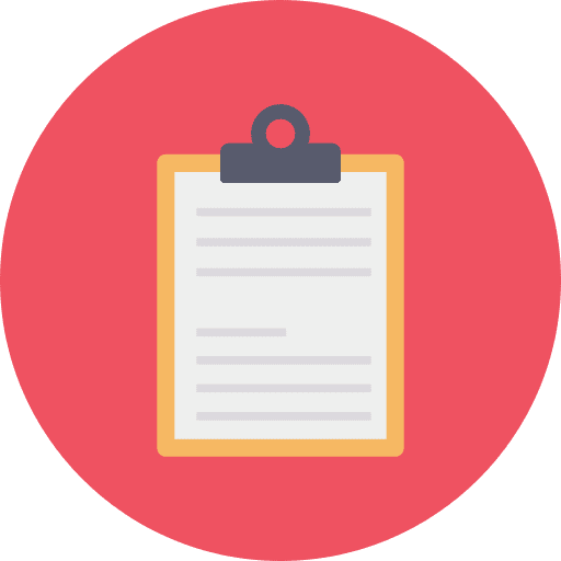Check list clipboard criteria task list icon