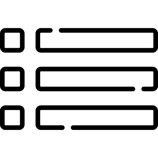 Check list bullet point list index icon