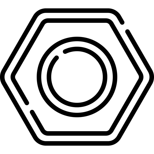 Nut screw tools construction and tools icon