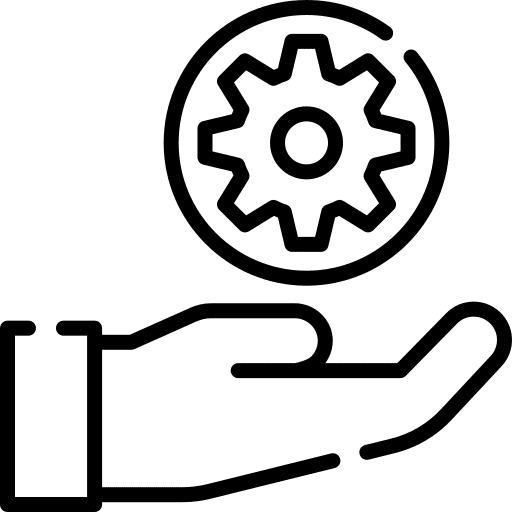 Share provider technical support management icon