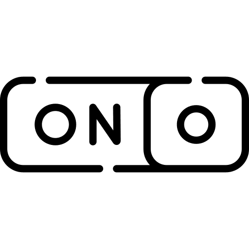 Switch on on button ui toggle button icon