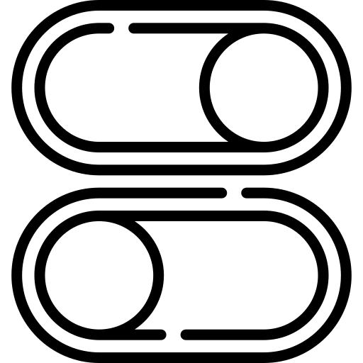 Toggle toggle toggle button sliders icon