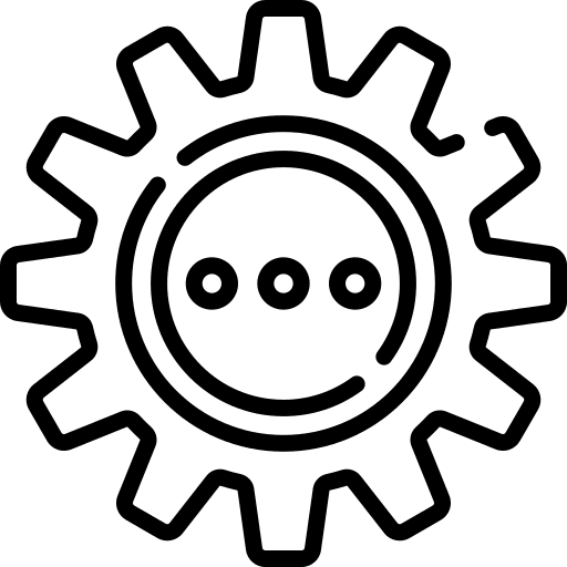 Option setup option metal gear icon