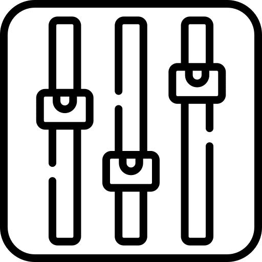 Control panel equalizer ui control panel icon