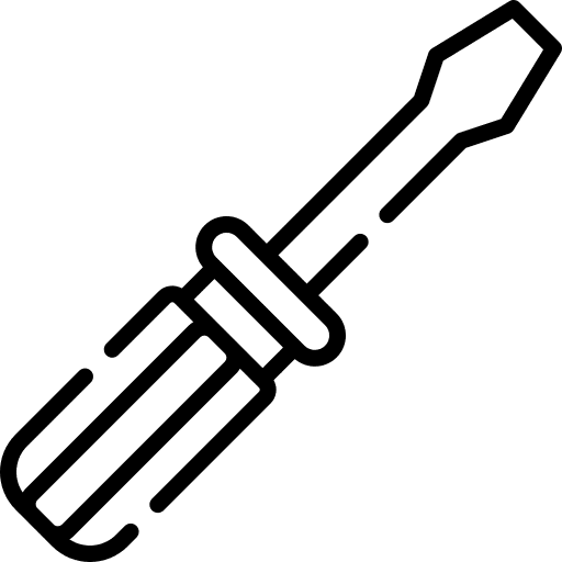 Screwdriver work tools screwdriver wrench icon