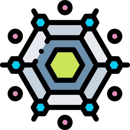 Processor processor electronics hexagon icon