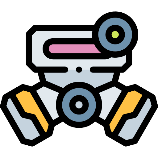 Gas mask protection gas mask security icon