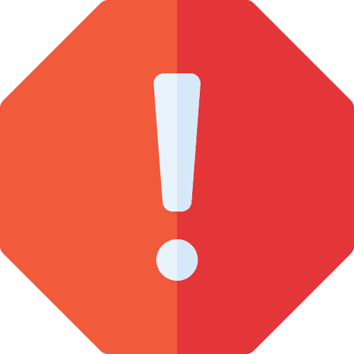 Error sign caution warning icon
