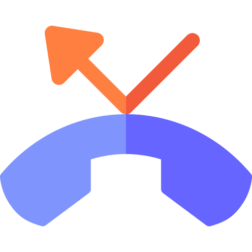 Missed call missed call phone receiver arrow icon Missed call missed call phone receiver arrow icon