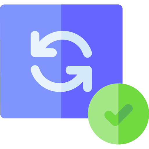 Update interface check success icon