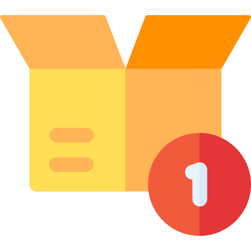Delivery package shipping and delivery notification icon Delivery package shipping and delivery notification icon