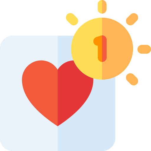 Heart social media ui notification icon Heart social media ui notification icon