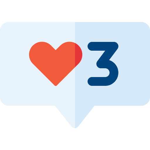 Like ui social media social network icon Like ui social media social network icon