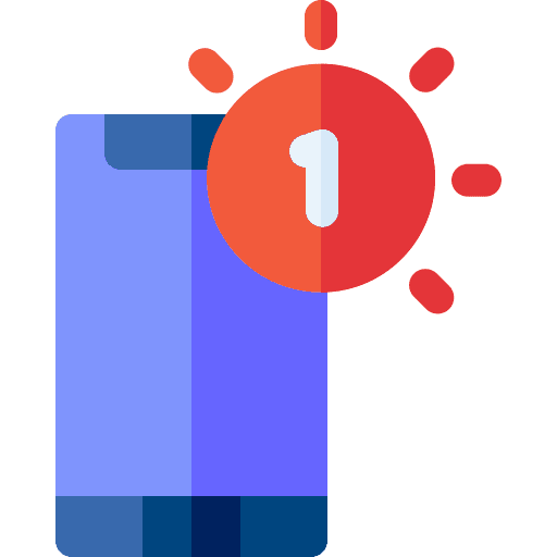 Mobile phone notification mobile phone electronics icon Mobile phone notification mobile phone electronics icon