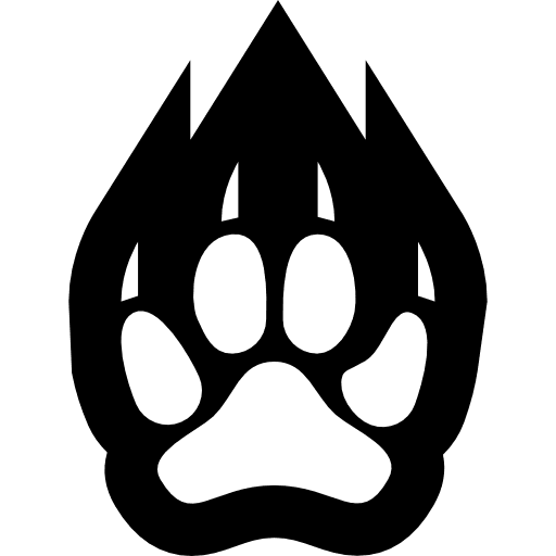 Pawprint animal dog animals icon