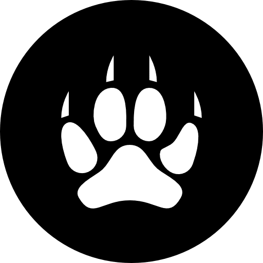 Pawprint animals animal mammals icon