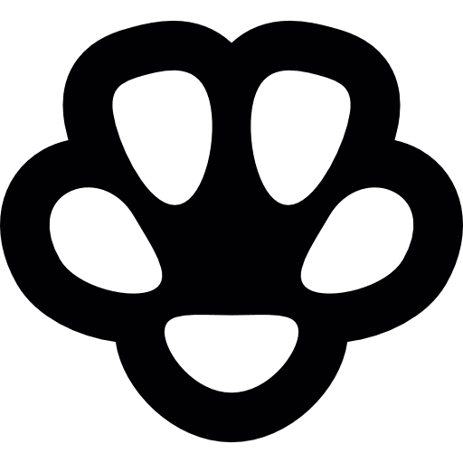 Pawprint animals zoo animal icon