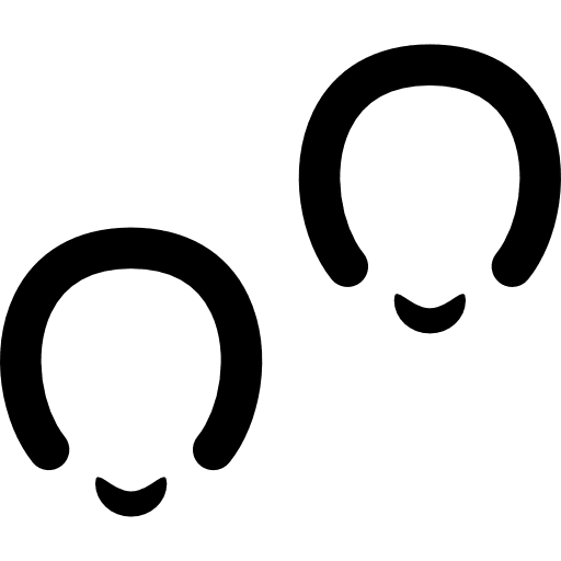 Horse footprints prints animals horses icon