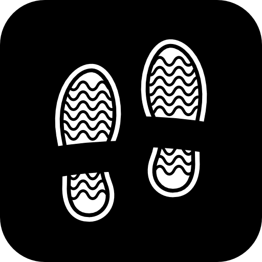 Shoe prints on a square prints shoes fashion icon