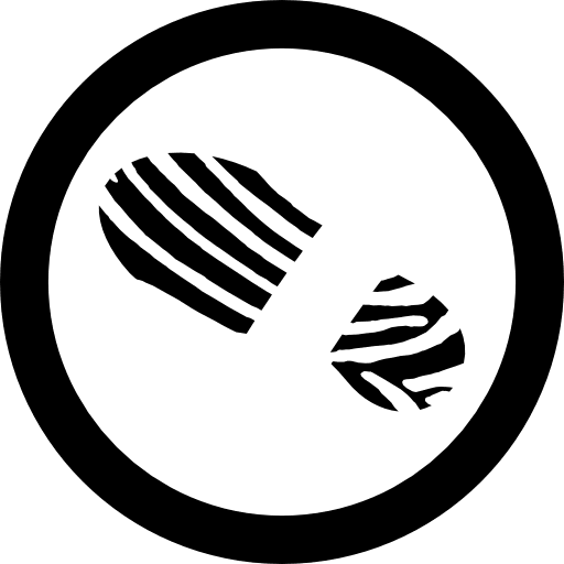 Footprint shoe prints human shapes icon