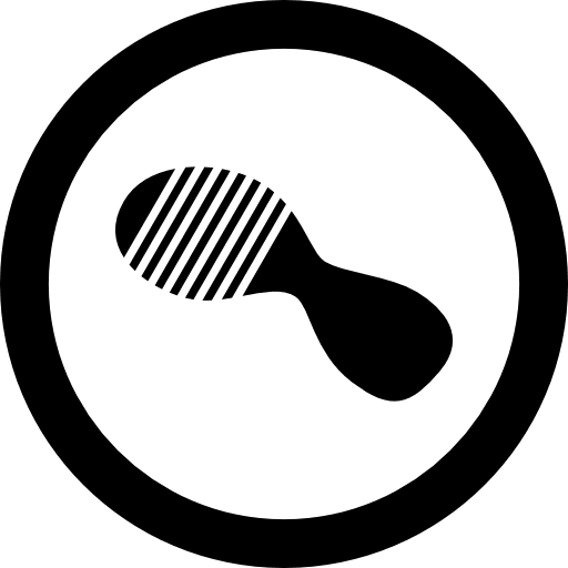 Shoeprint detective fashion shoes icon