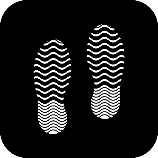 Footprints footwear fashion shoes icon